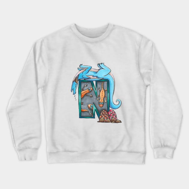 Napping dragon Crewneck Sweatshirt by BeksSketches